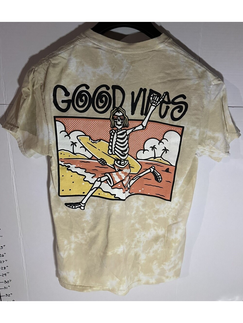 Call Your Mother Good Vibes Skeleton Reaper Surfing Medium
